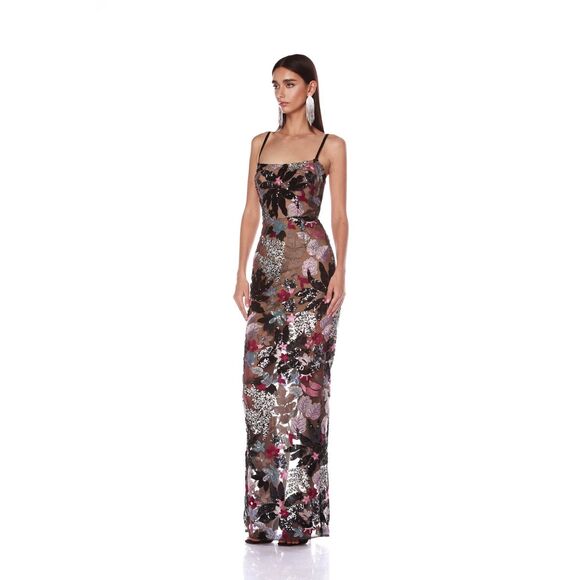 NWOT Bronx and Banco DAHLIA LEONA EMBROIDERED MAXI DRESS - Picture 3 of 12